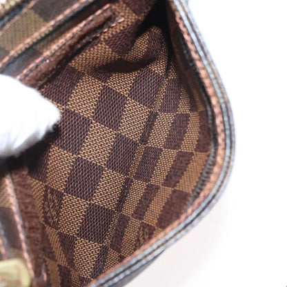 Louis Vuitton Geronimos Waist Damier, Brown, Canvas, Shoulder Bag