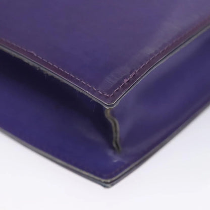Chanel Vintage Holographic Chain Tote Vinyl, Purple, Plastic, Tote Bag