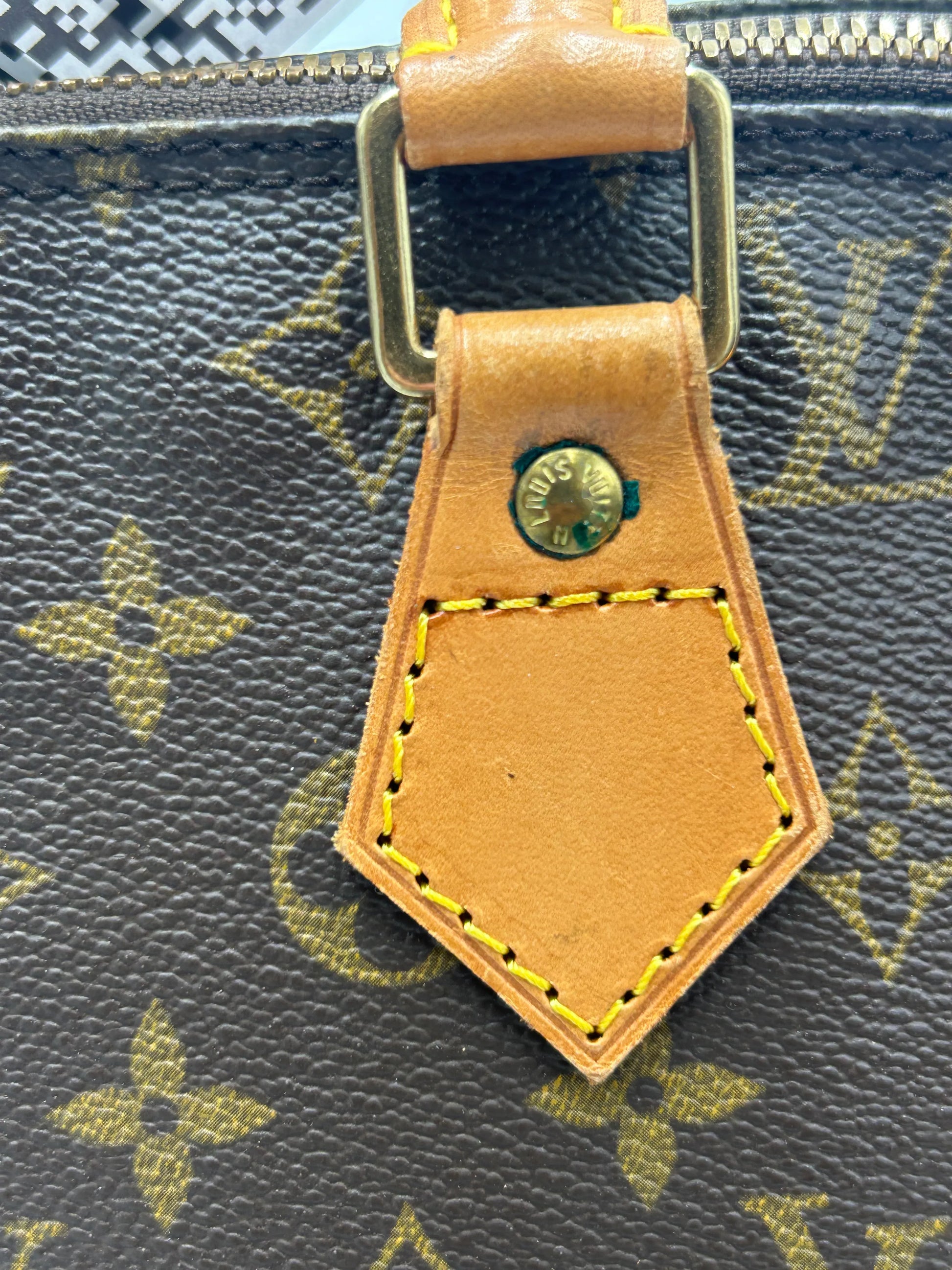 Louis Vuitton Alma Monogram Canvas, Brown, Canvas, Handbag