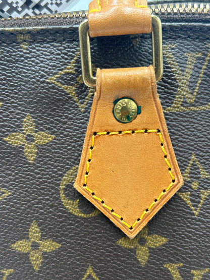 Louis Vuitton Alma Monogram Canvas, Brown, Canvas, Handbag