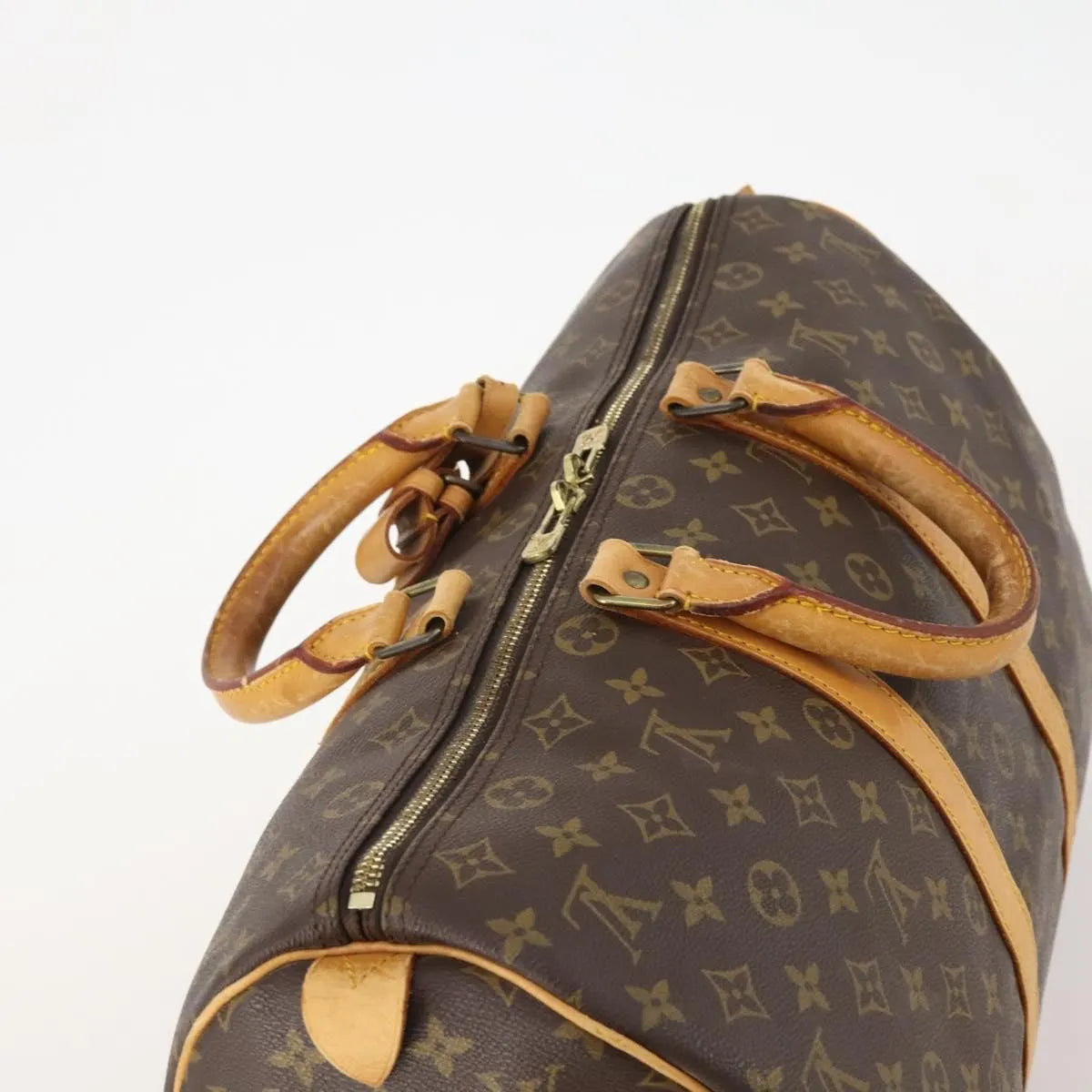 Louis Vuitton Keepall Monogram Canvas, Brown, Canvas, Travel Bag