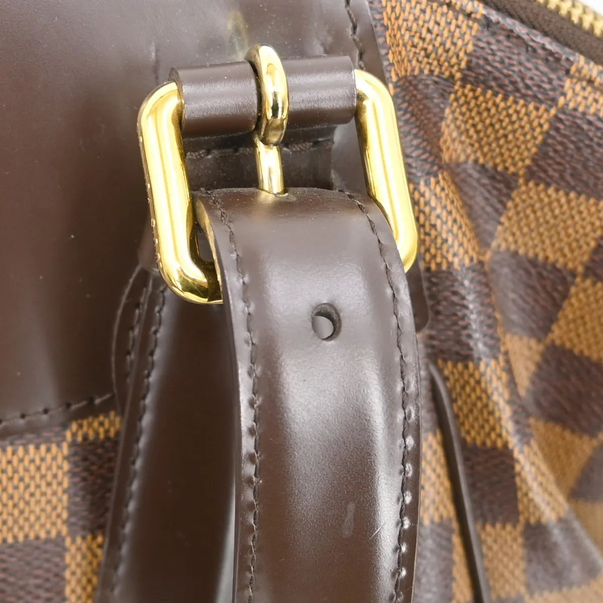 Louis Vuitton Verona Damier Ebene, Brown, Canvas, Tote Bag
