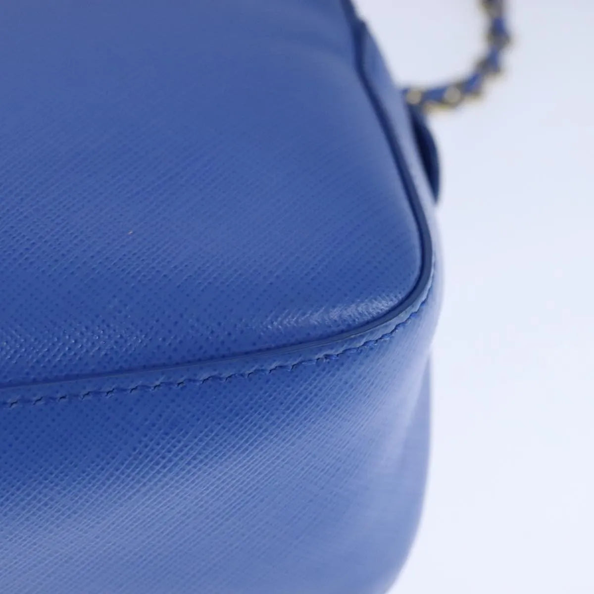 Salvatore Ferragamo Vala Leather, Blue, Leather, Shoulder Bag
