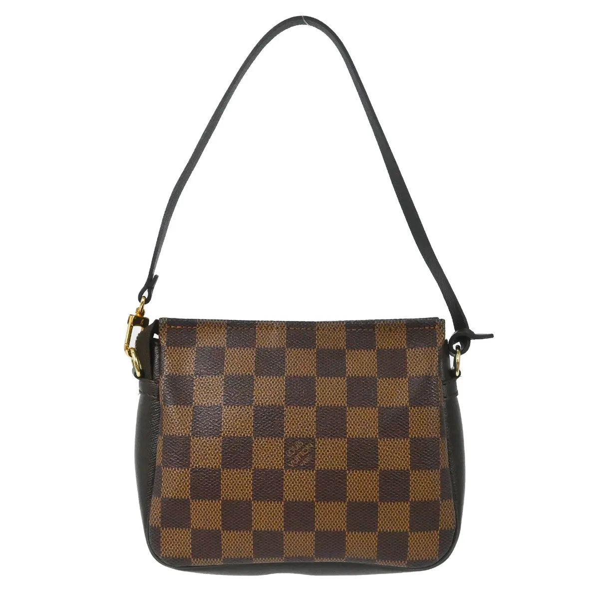 Louis Vuitton Trousse Make Up Damier, Brown, Canvas, Clutch