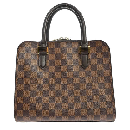 Louis Vuitton Triana Damier, Brown, Canvas, Handbag