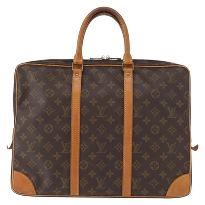 Louis Vuitton Porte-Documents Voyage Monogram Canvas, Brown, Canvas, Briefcase