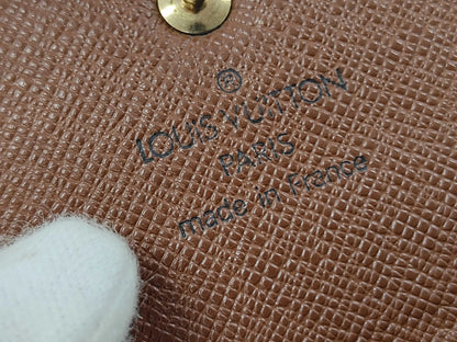 Louis Vuitton Porte Tresor International Monogram Canvas, Brown, Canvas, Wallet