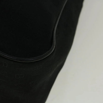 Bvlgari Vintage Canvas, Black, Canvas, Tote Bag