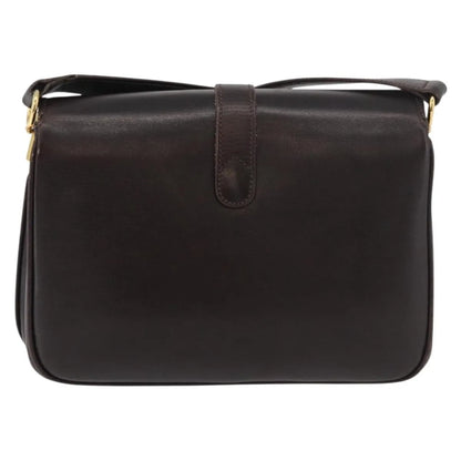 Gucci Vintage Leather, Brown, Leather, Shoulder Bag