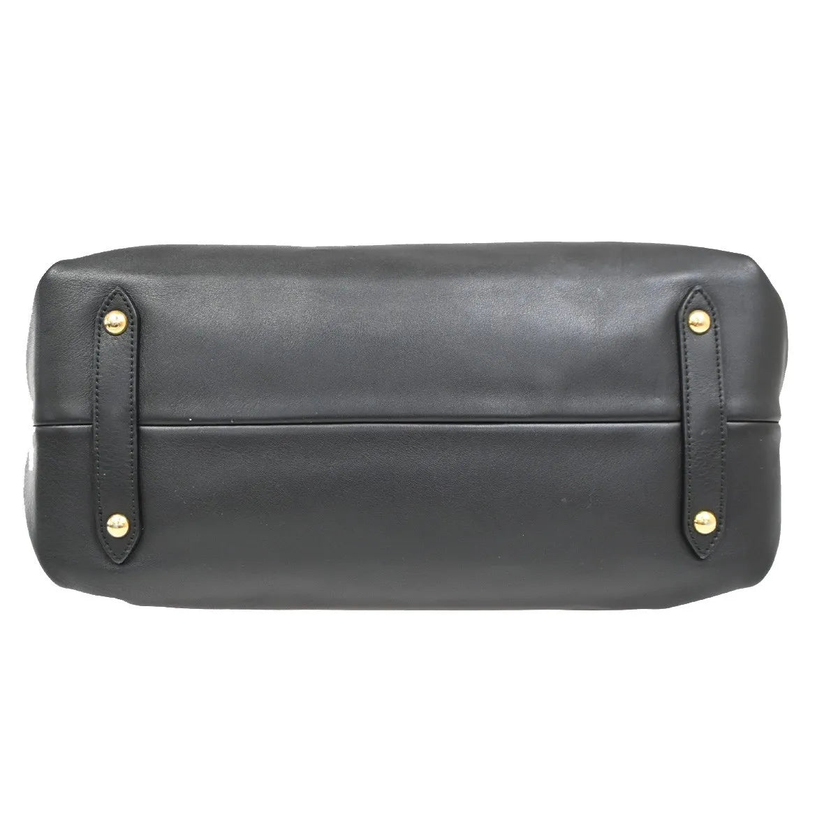 Salvatore Ferragamo Gancini Tote Leather, Black, Leather, Tote Bag