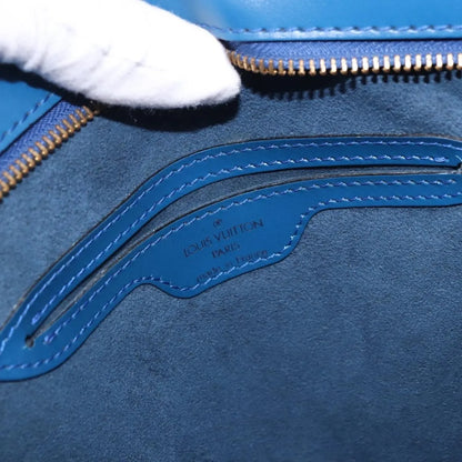 Louis Vuitton Saint Jacques Epi, Blue, Leather, Shoulder Bag