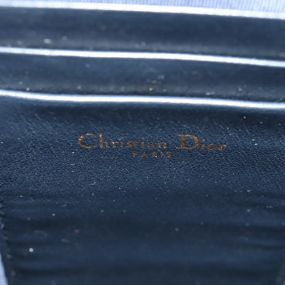 Christian Dior 30 Montaigne Phone Holder on Chain Oblique Canvas, Navy, Canvas, Clutch