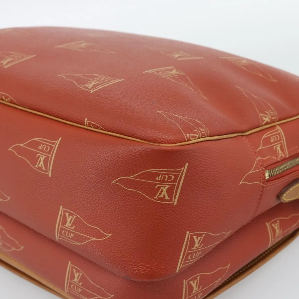 Louis Vuitton Cup Calvi Messenger Coated Canvas, Red, Canvas, Shoulder Bag