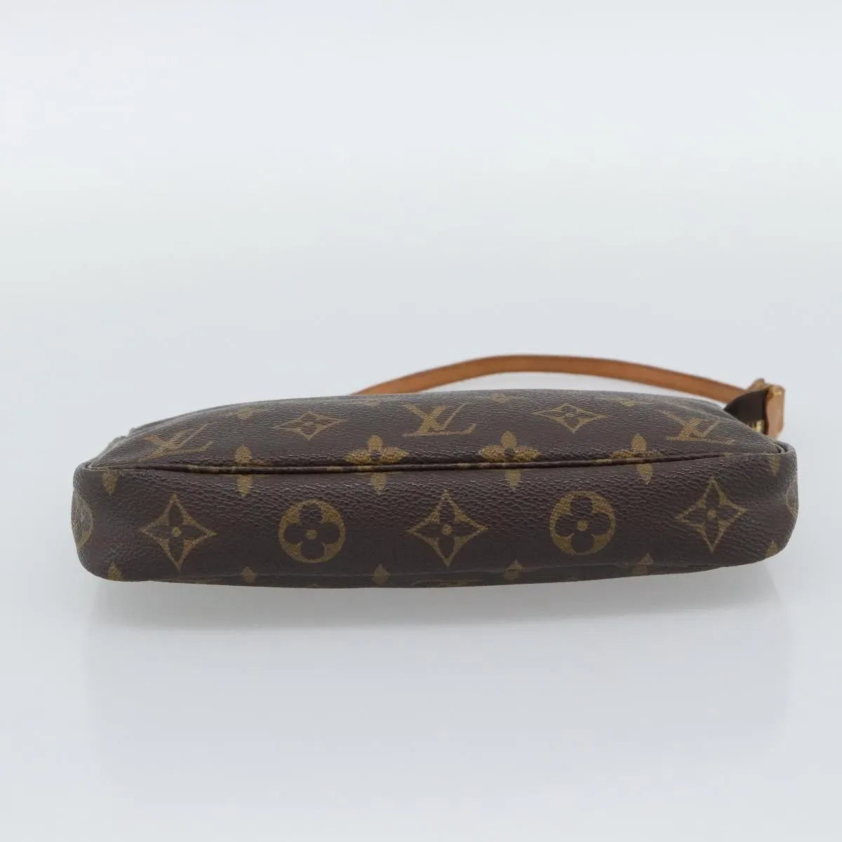 Louis Vuitton Pochette Accessoires Monogram, Brown, Canvas, Clutch