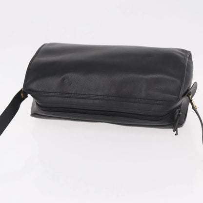Christian Dior Vintage Leather, Black, Leather, Shoulder Bag
