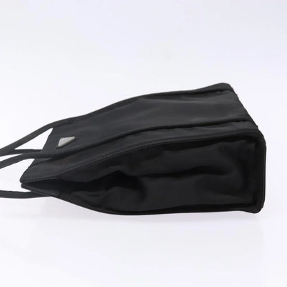 Prada cabas tessuto nylon, Black, Nylon, Handbag