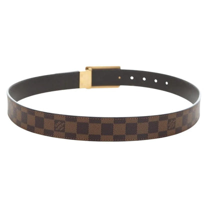 Louis Vuitton Inventeur Belt Damier Ebene, Brown, Canvas, Belt