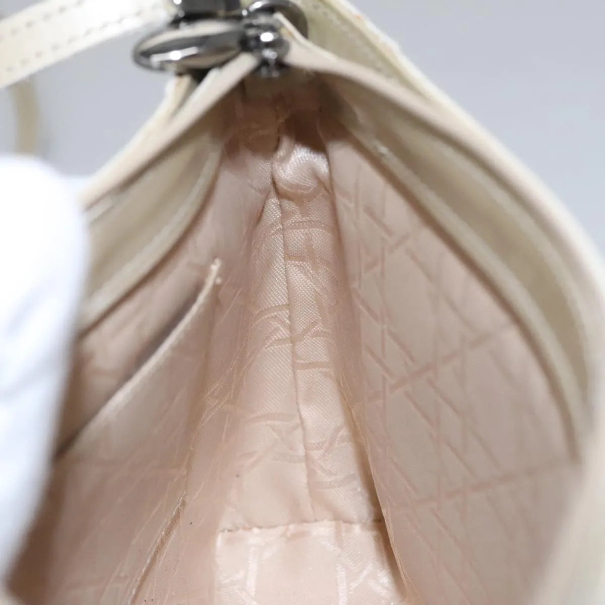 Christian Dior Shoulder Patent leather, Beige, Patent Leather, Shoulder Bag