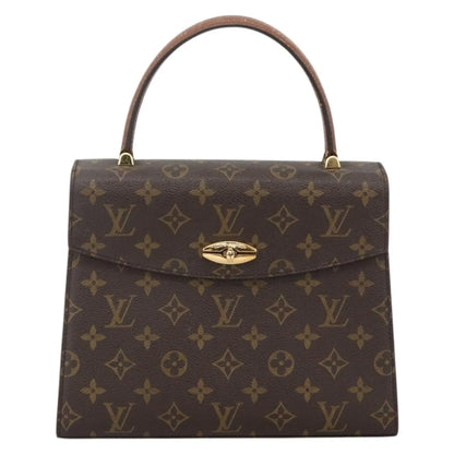 Louis Vuitton Malesherbes Monogram Canvas, Brown, Canvas, Handbag
