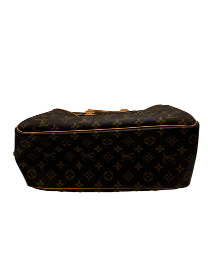 Louis Vuitton Deauville Monogram Canvas, Brown, Canvas, Handbag