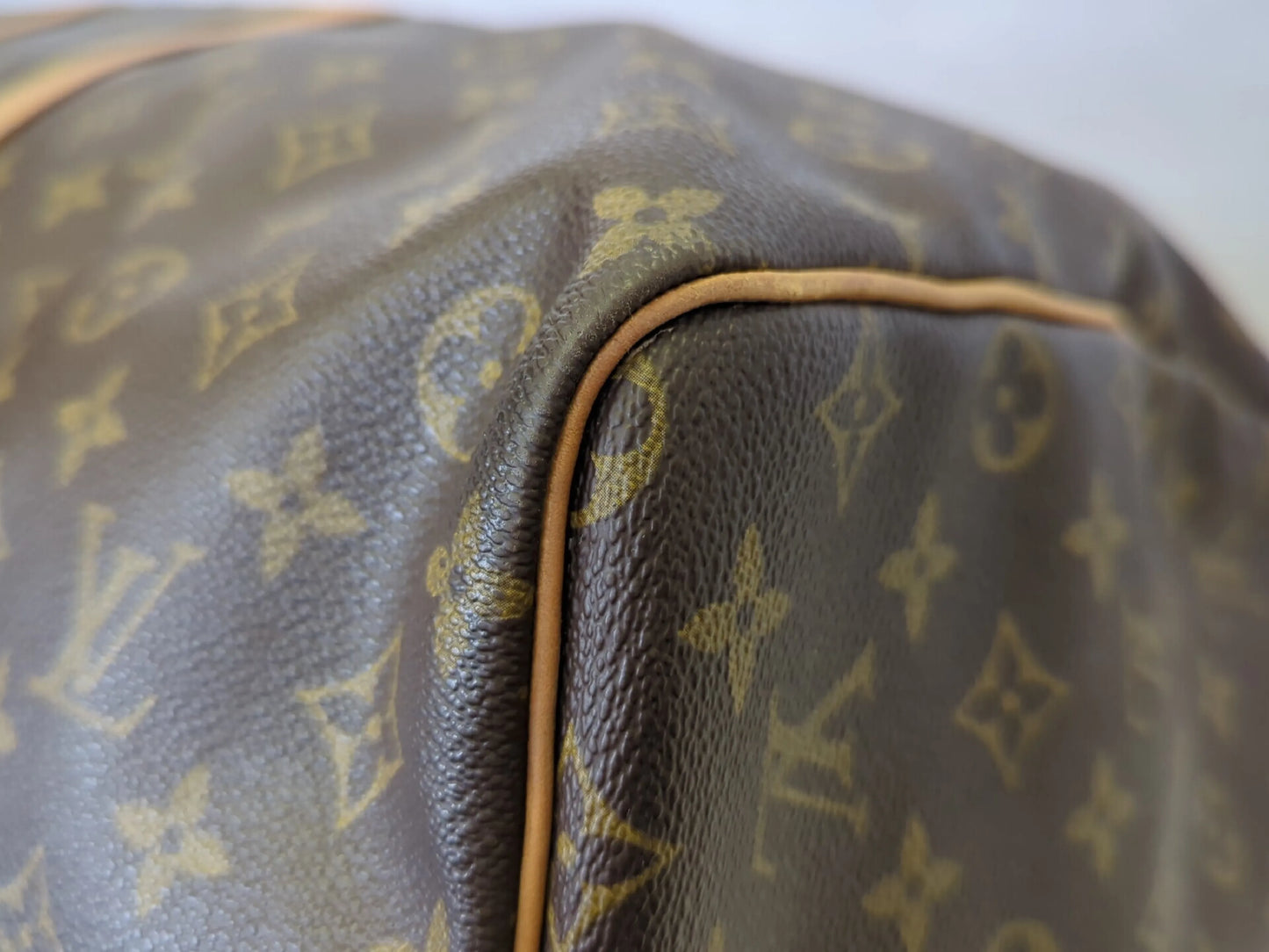 Louis Vuitton Keepall Monogram Canvas, Brown, Canvas, Travel Bag