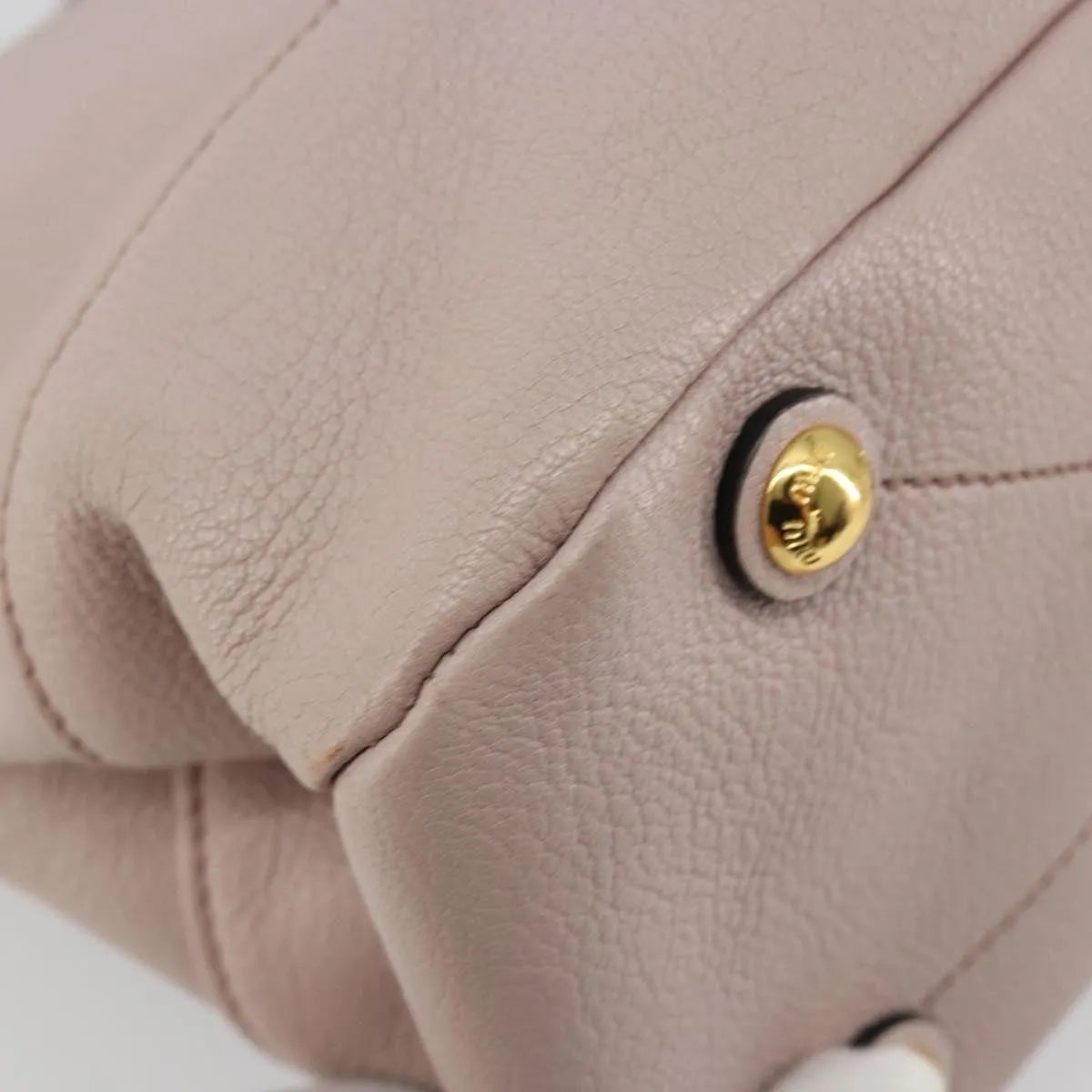Miu Miu Madras Convertible Hobo Leather, Pink, Leather, Shoulder Bag