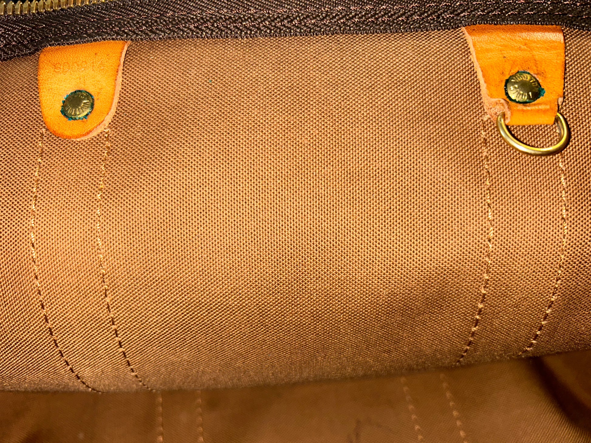Louis Vuitton Keepall Monogram Canvas, Brown, Canvas, Travel Bag