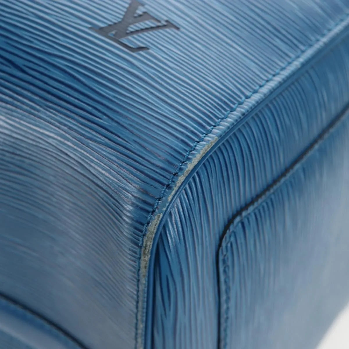 Louis Vuitton Keepall Epi Leather, Blue, Leather, Travel Bag