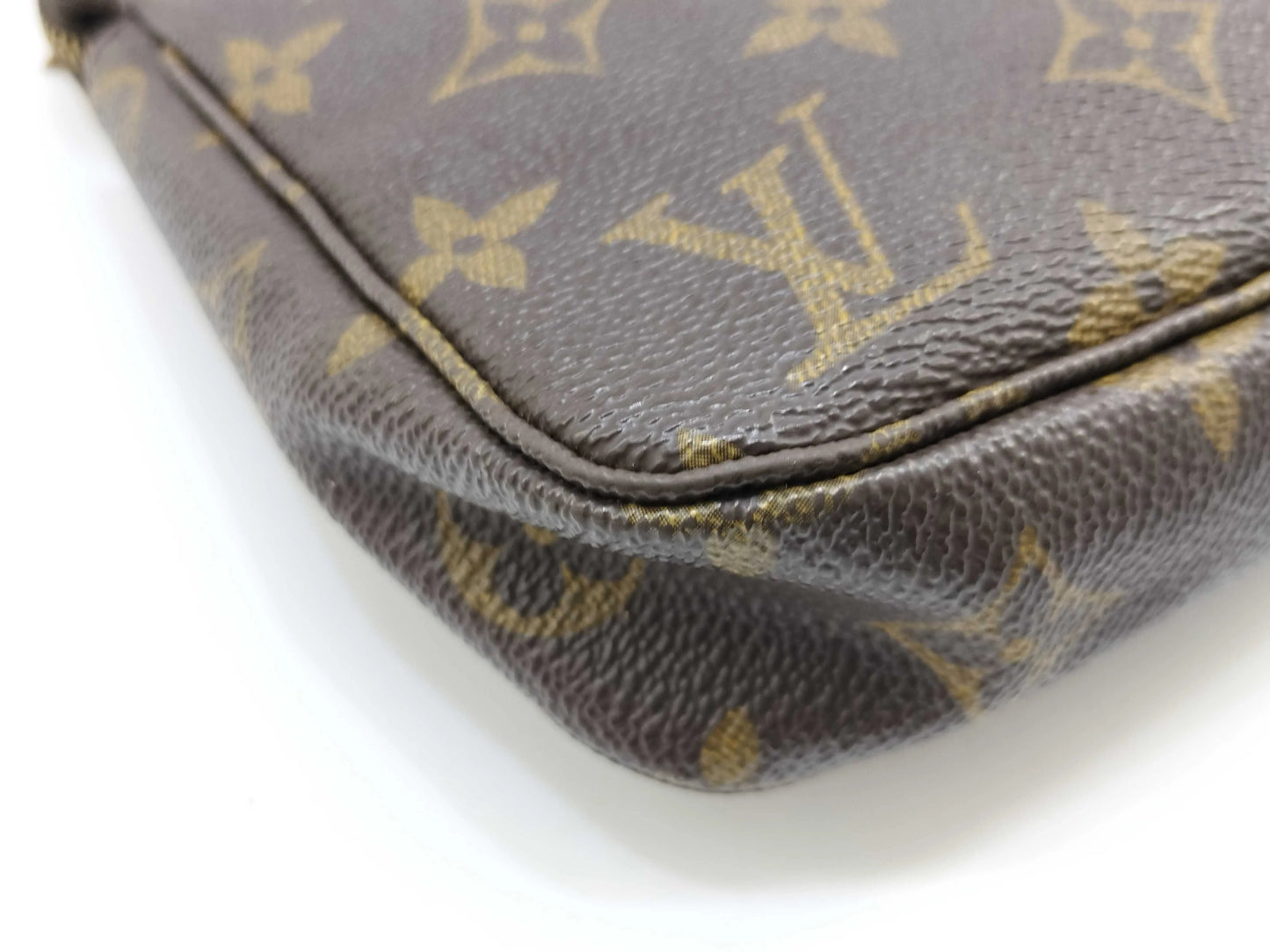 Louis Vuitton Pochette Accessoires Monogram Canvas, Brown, Canvas, Clutch
