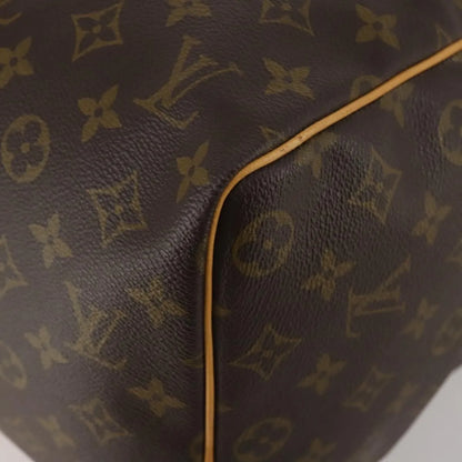 Louis Vuitton Keepall Monogram Canvas, Brown, Canvas, Travel Bag