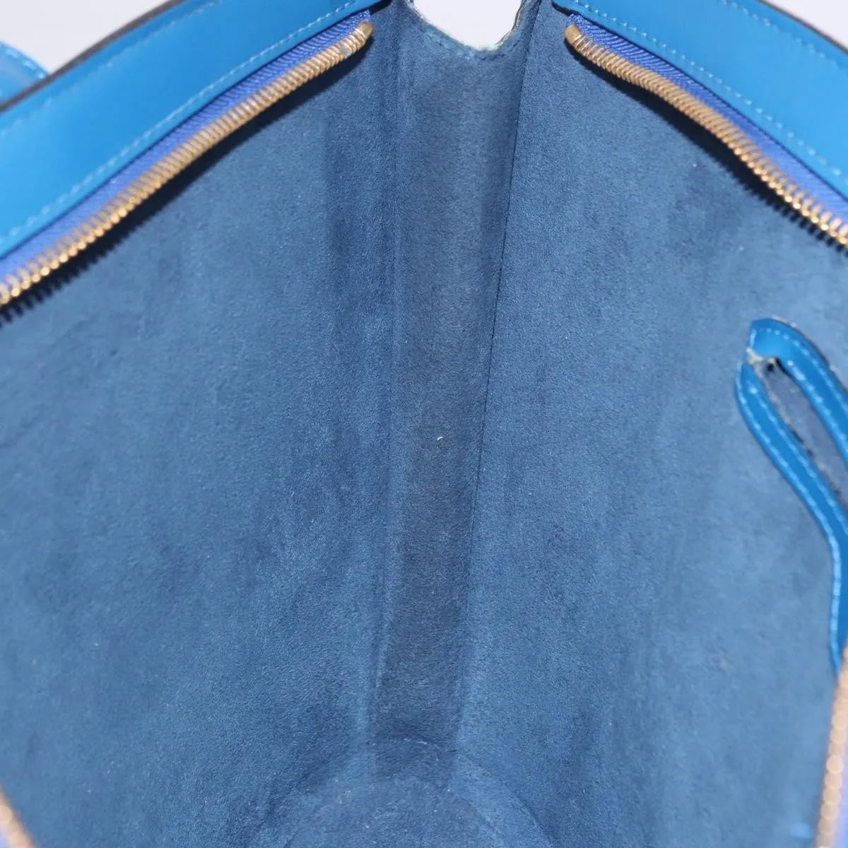 Louis Vuitton Saint Jacques Epi, Blue, Leather, Handbag