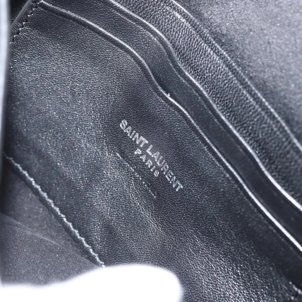 Saint Laurent Teddy Bucket Leather, Red, Leather, Shoulder Bag