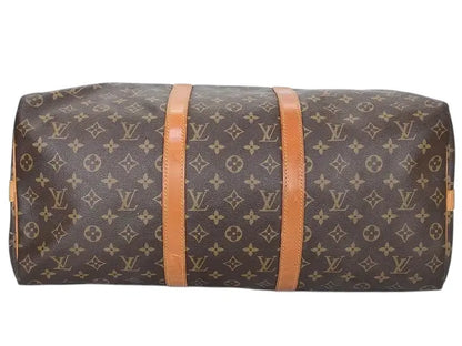 Louis Vuitton Keepall Monogram Canvas, Brown, Canvas, Travel Bag