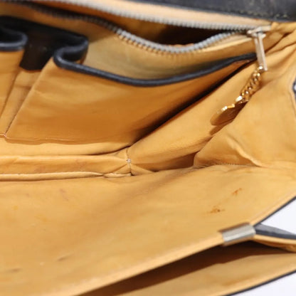 Celine Vintage Leather, Black, Leather, Shoulder Bag