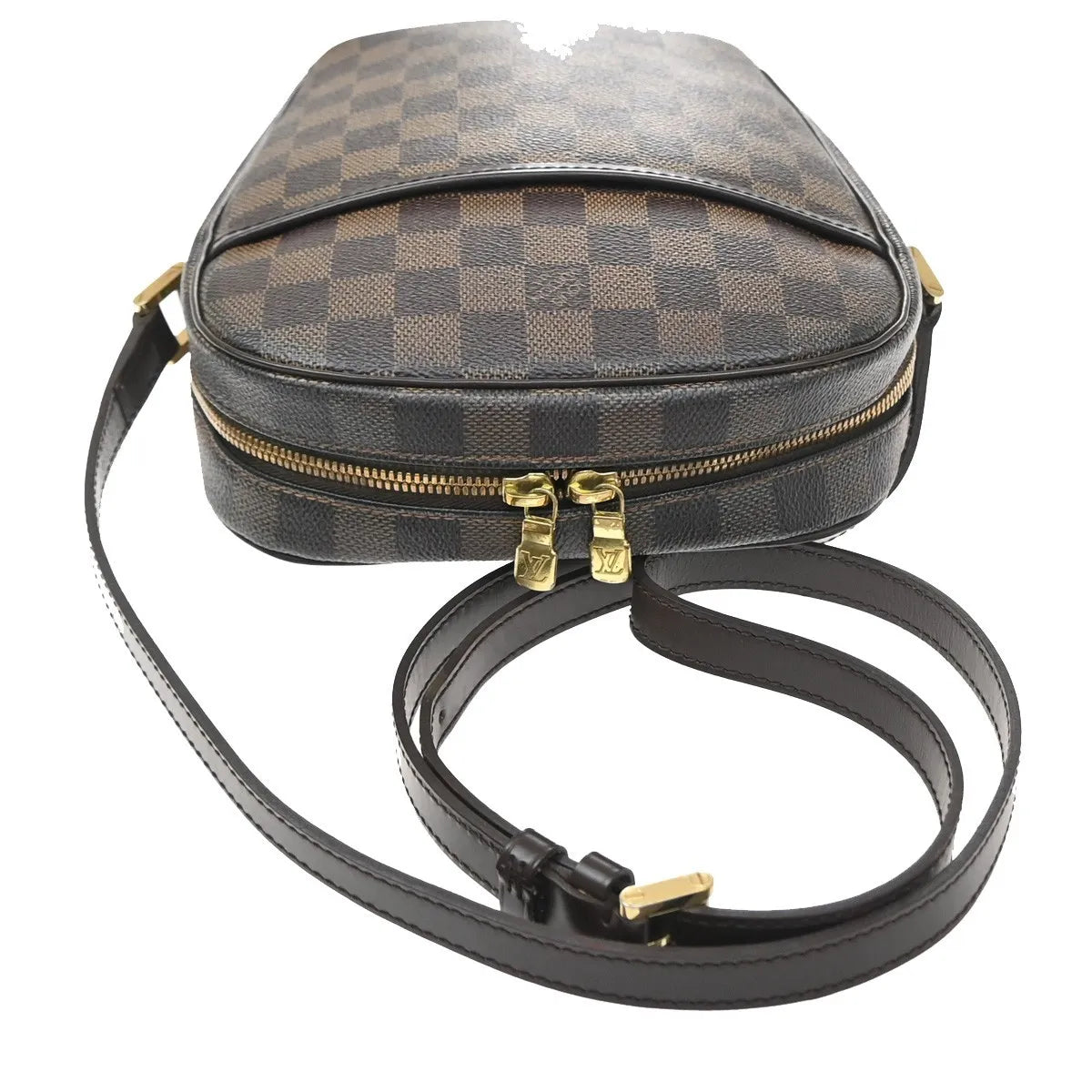 Louis Vuitton Ipanema Damier, Brown, Leather, Shoulder Bag