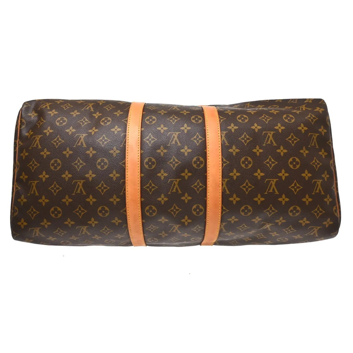 Louis Vuitton Keepall Monogram, Brown, Canvas, Travel Bag