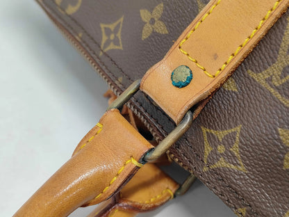 Louis Vuitton Keepall Monogram Canvas, Brown, Canvas, Travel Bag