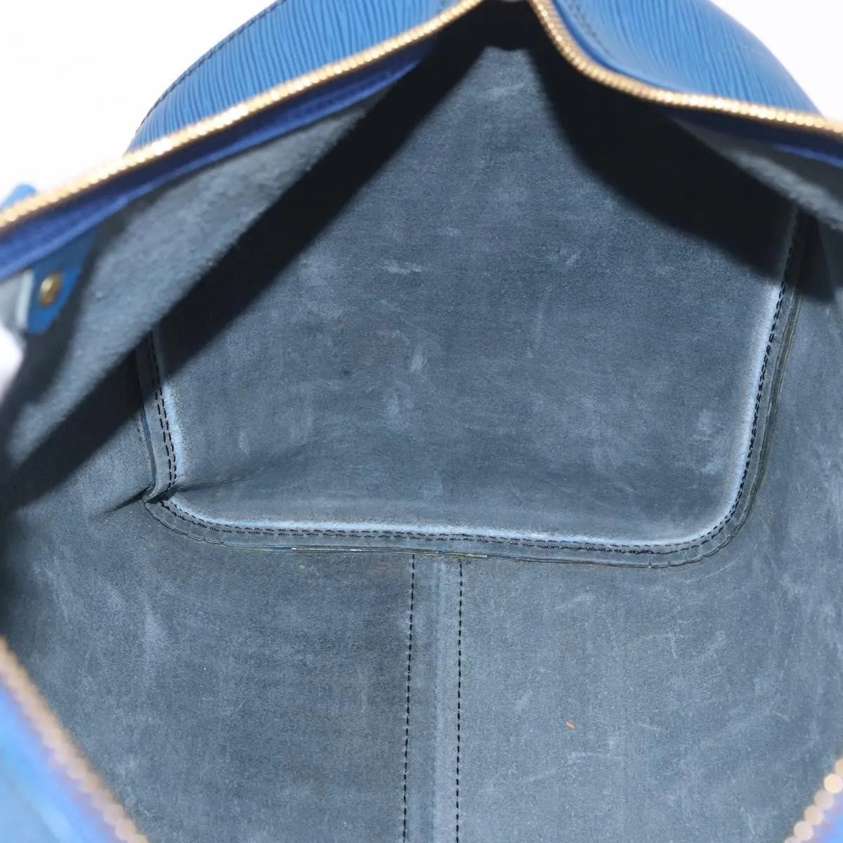 Louis Vuitton Keepall Epi Leather, Blue, Leather, Travel Bag