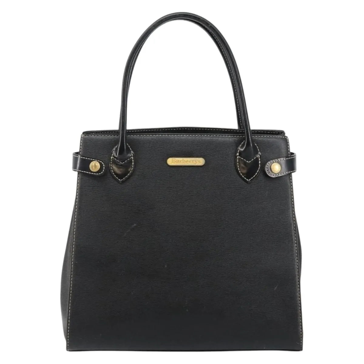 Burberry Vintage Leather, Black, Leather, Handbag
