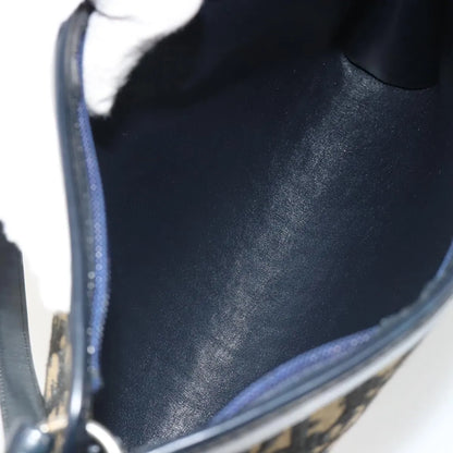 Christian Dior Vintage Trotter Canvas, Navy, Canvas, Shoulder Bag