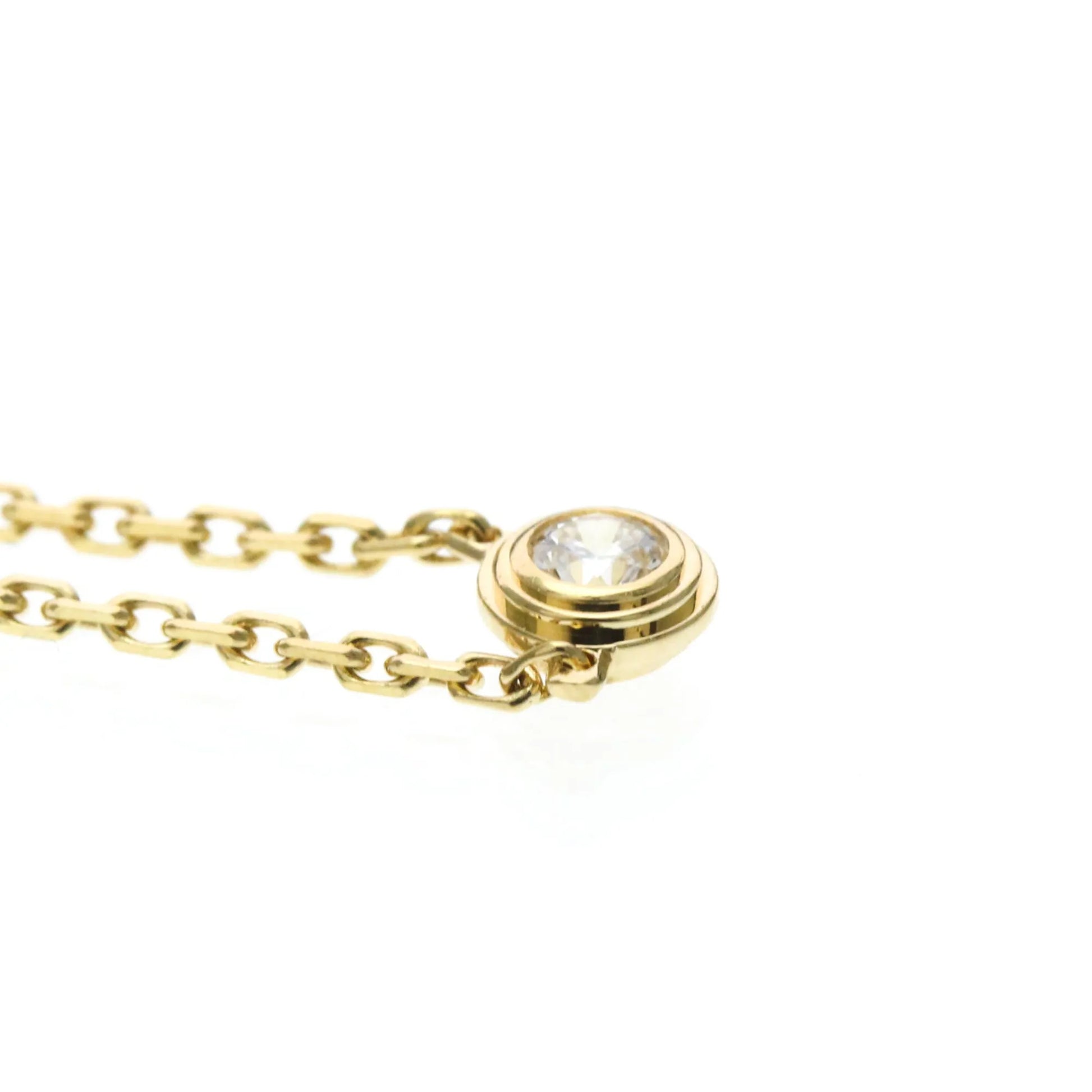 Cartier Cartier D'Amour Pendant 18K Yellow Gold and Diamond, Gold, Yellow Gold, Necklace