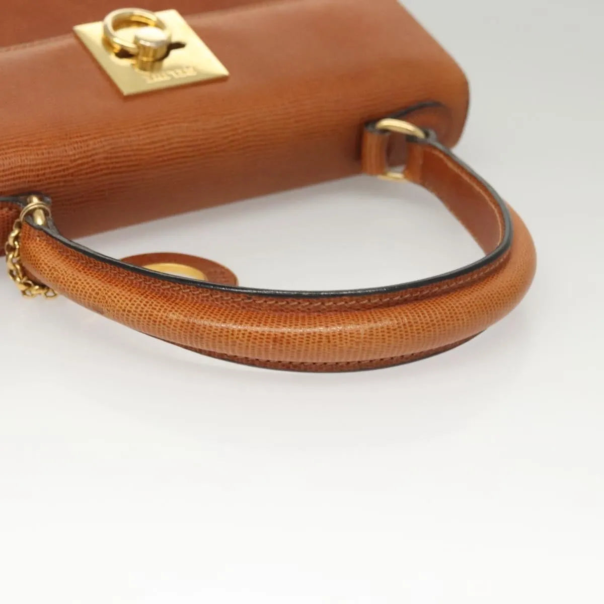 Celine vintage Leather, Brown, Leather, Handbag