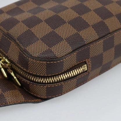 Louis Vuitton Geronimos Waist Damier, Brown, Canvas, Shoulder Bag
