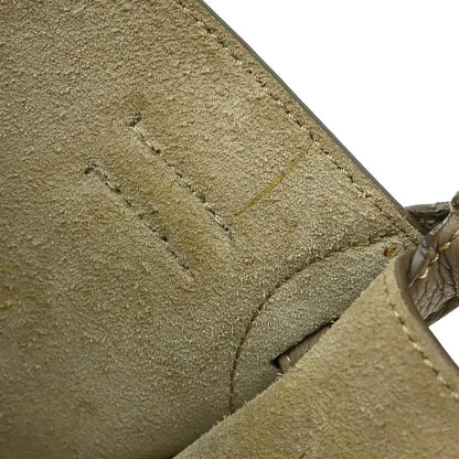 Celine Big Grained Calfskin, Gray, Leather, Handbag