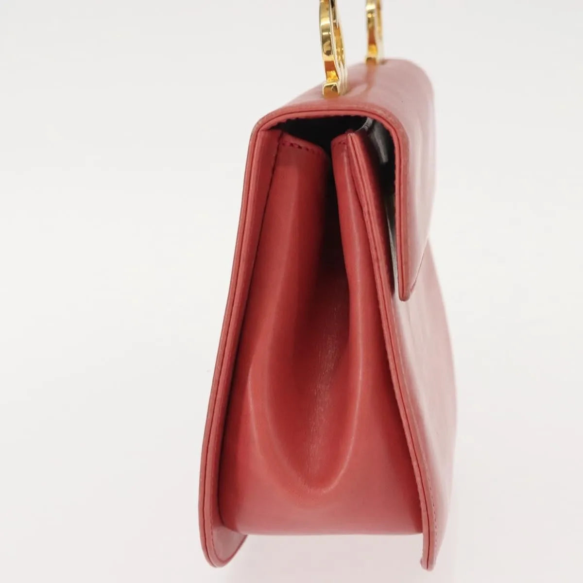 Salvatore Ferragamo Gancini Leather, Pink, Leather, Shoulder Bag