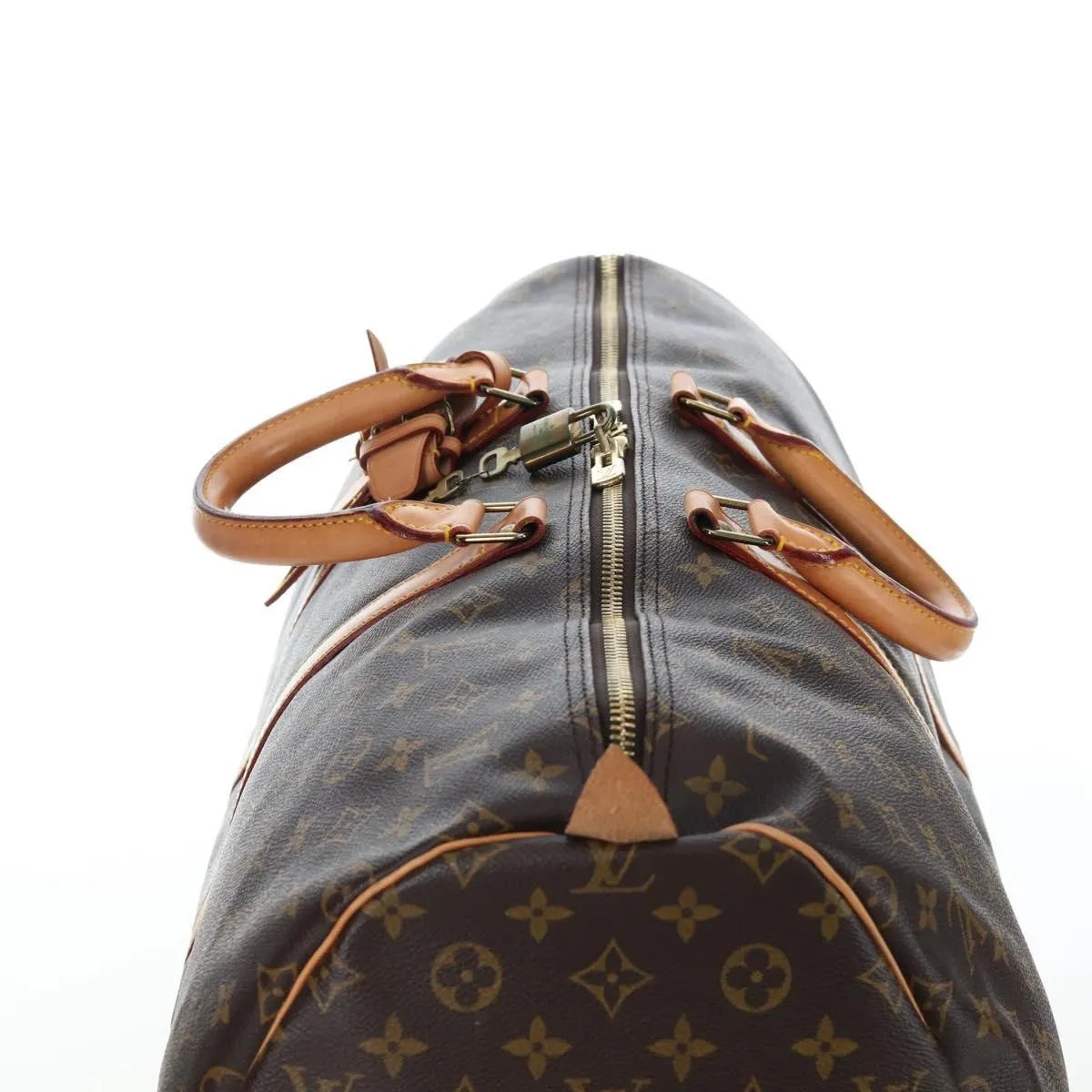 Louis Vuitton Keepall Monogram Canvas, Brown, Canvas, Travel Bag
