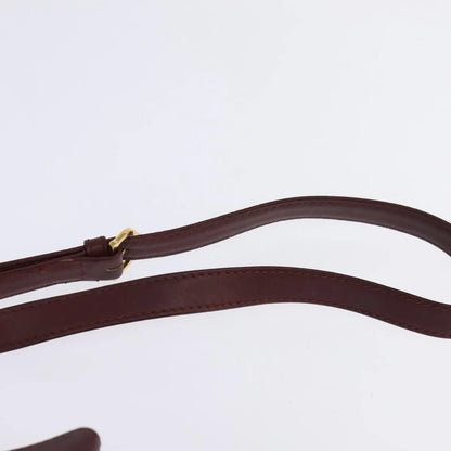 cartier Must de cartier Leather, Burgundy, Leather, Shoulder Bag
