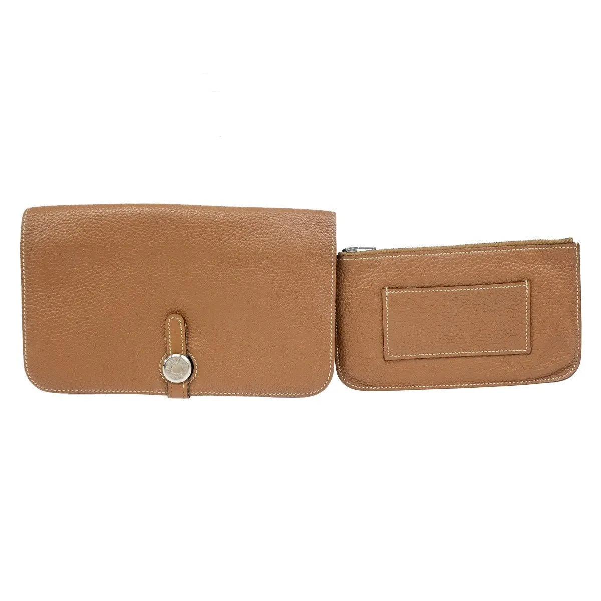 Hermes Dogon Duo Combined Leather, Brown, Leather, Wallet
