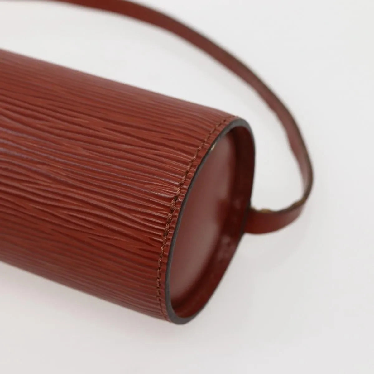 Louis Vuitton Soufflot Pochette Epi Leather, Brown, Leather, Clutch