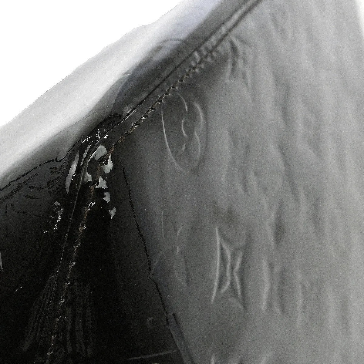 Louis Vuitton Bellevue Monogram Vernis, Purple, Patent Leather, Handbag